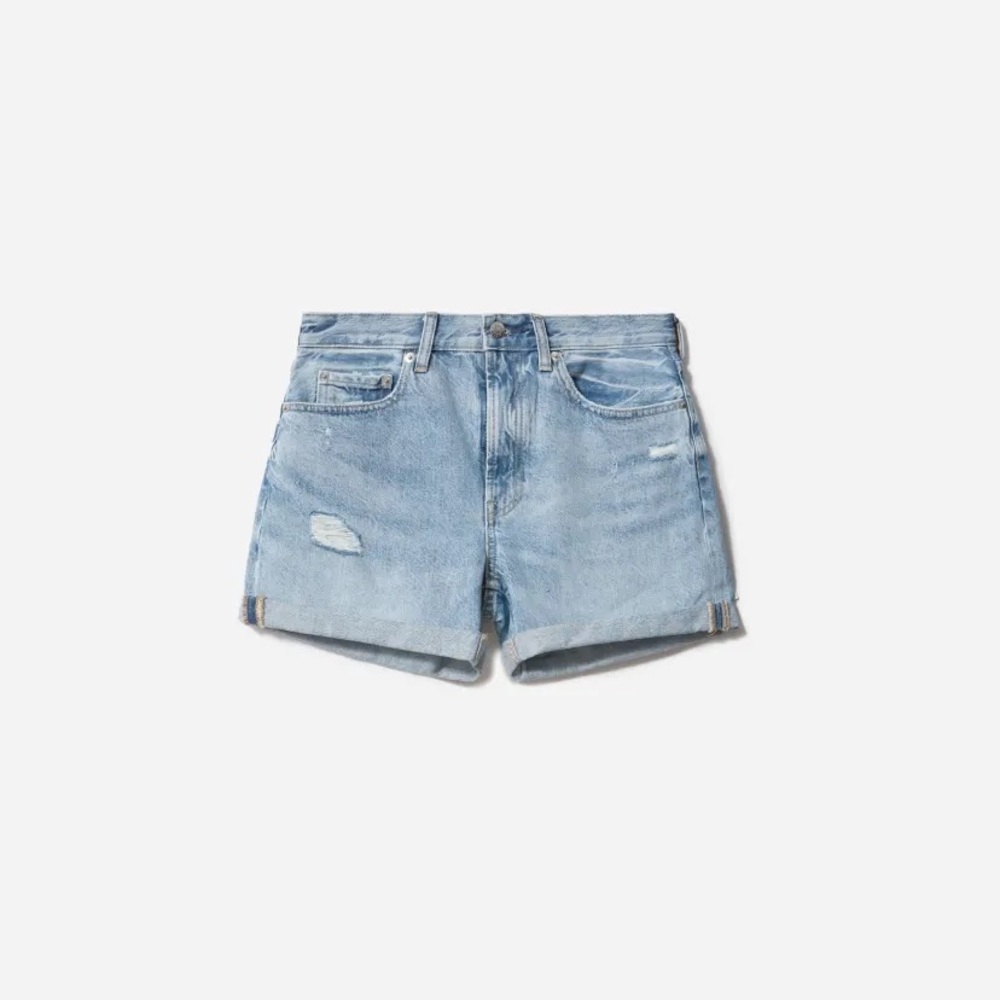 Everlane The Denim Short in Distressed